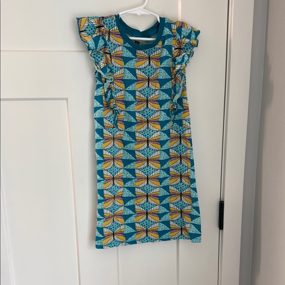 Tea Collection Colorful Leaf Pattern Top